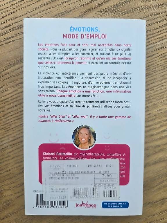 Libri: Emotions, mode d'emploi - Christel Petitcollin – Usato da Begnins venduto da psy-harmonie 1