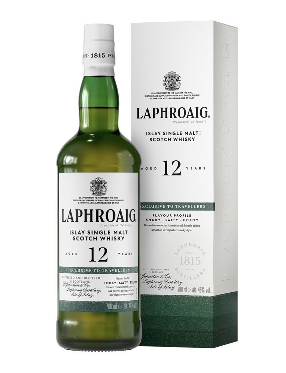 Laphroaig Bevande alcoliche: Laphroaig 12 Jahre – Nuovo e nell'imballaggio originale da Wiesendangen venduto da whiskyandwine