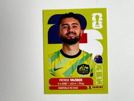 FIFA 2026 Patrick Vazbek Sticker AUS 16
