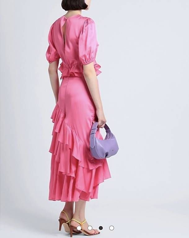 Kleider: Pinkes Maxikleid EU 36 – Gebraucht aus Düdingen von Susgi 2