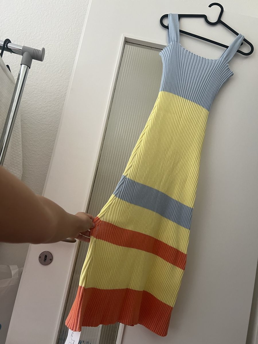 Vestiti: Strickkleid gestreift bunt – Usato da Zürich venduto da R1908 2