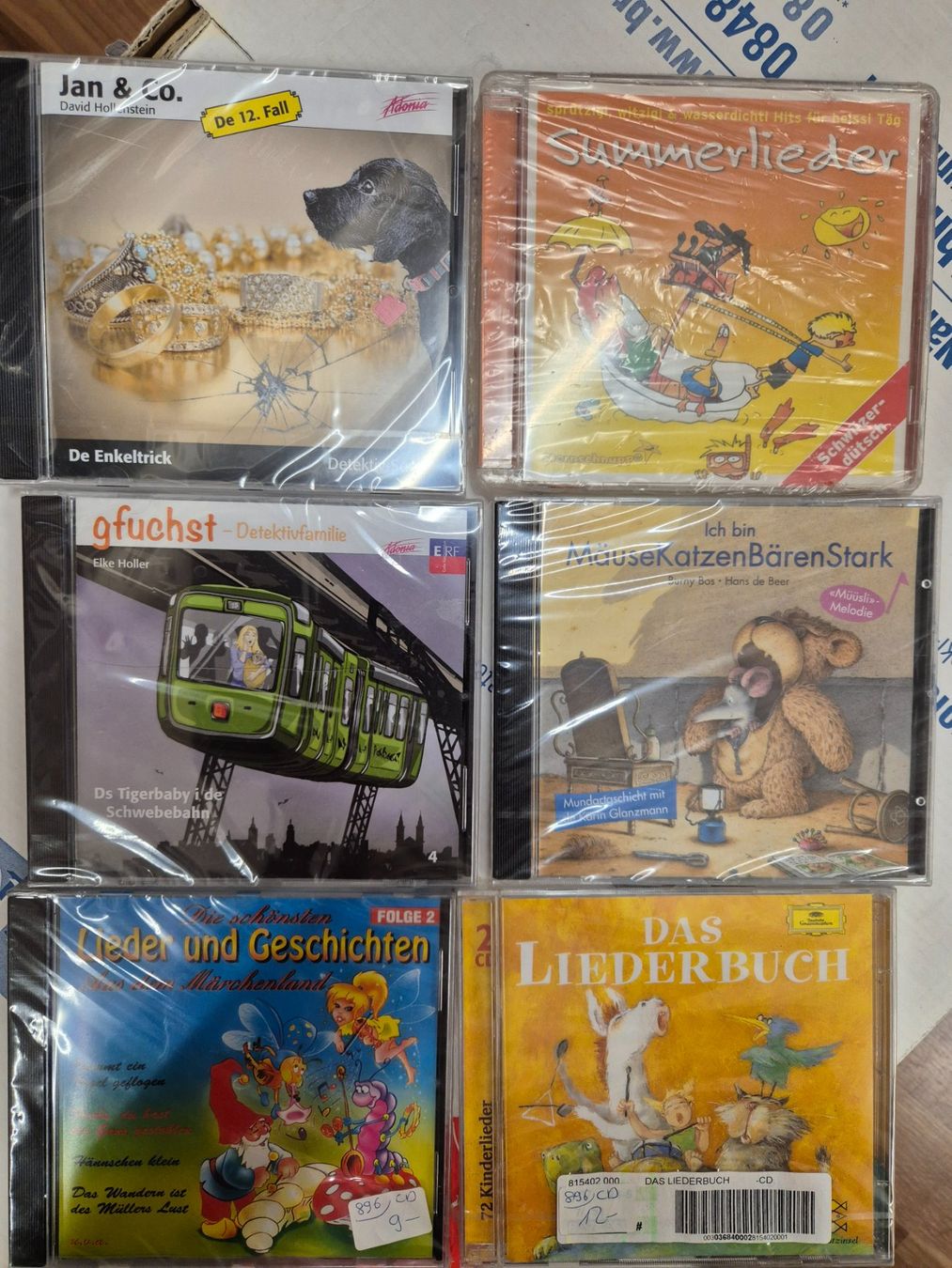 Livres audio: 6 Kinder cds Lieder Hörbuch K37 – Neuf avec emballage d'origine à Schwarzenburg par Flamingo07