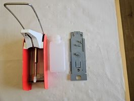 Wandspender 4 Stück (1xrot - 3xmetall)