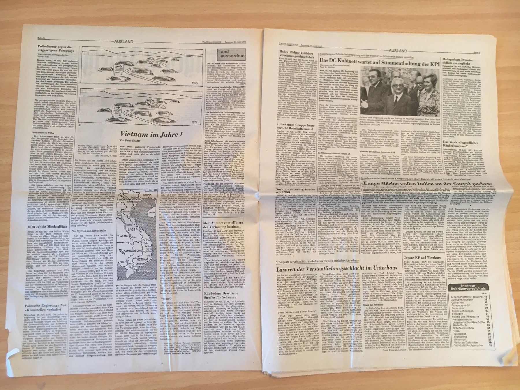 Zeitschriften & Magazine: Tagesanzeiger vom 31. Juli 1976 – Gebraucht aus Luzern von Jiggy_8898 1