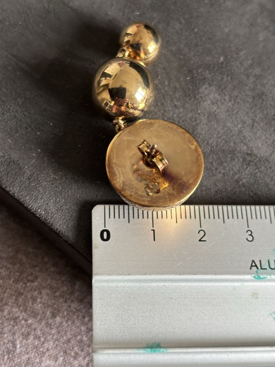 Orecchini pendenti & Orecchini a lobo: Ohrstecker 925er Silber vergoldet – Nuovo e nell'imballaggio originale da Flums venduto da Limatools 4