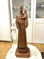 Wunderschönne Heilige Holz Figur San Antonio
