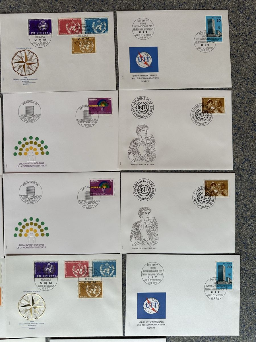 Tous les timbres: Schweiz - 24x FDC  Ämter – D'occasion à Schmitten / FR par Samsara169 3