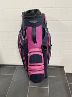 Golfbag Bennington wasserdicht dunkelblau pink, neu