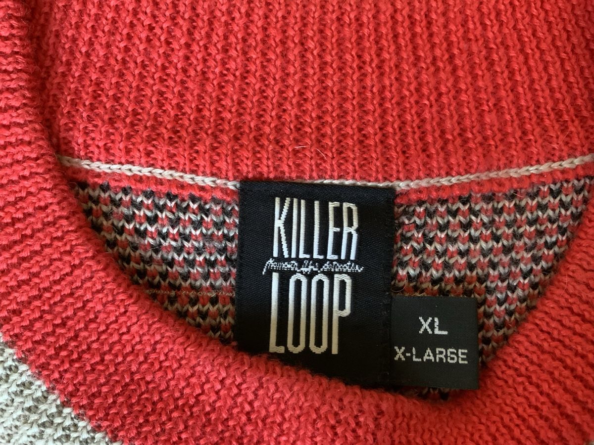 Pullover & Sweatshirts: Killer Loop Snowboarder Pulli XL rot gestreift Jacquard – Gebraucht aus Zürich von freeheelfex 2