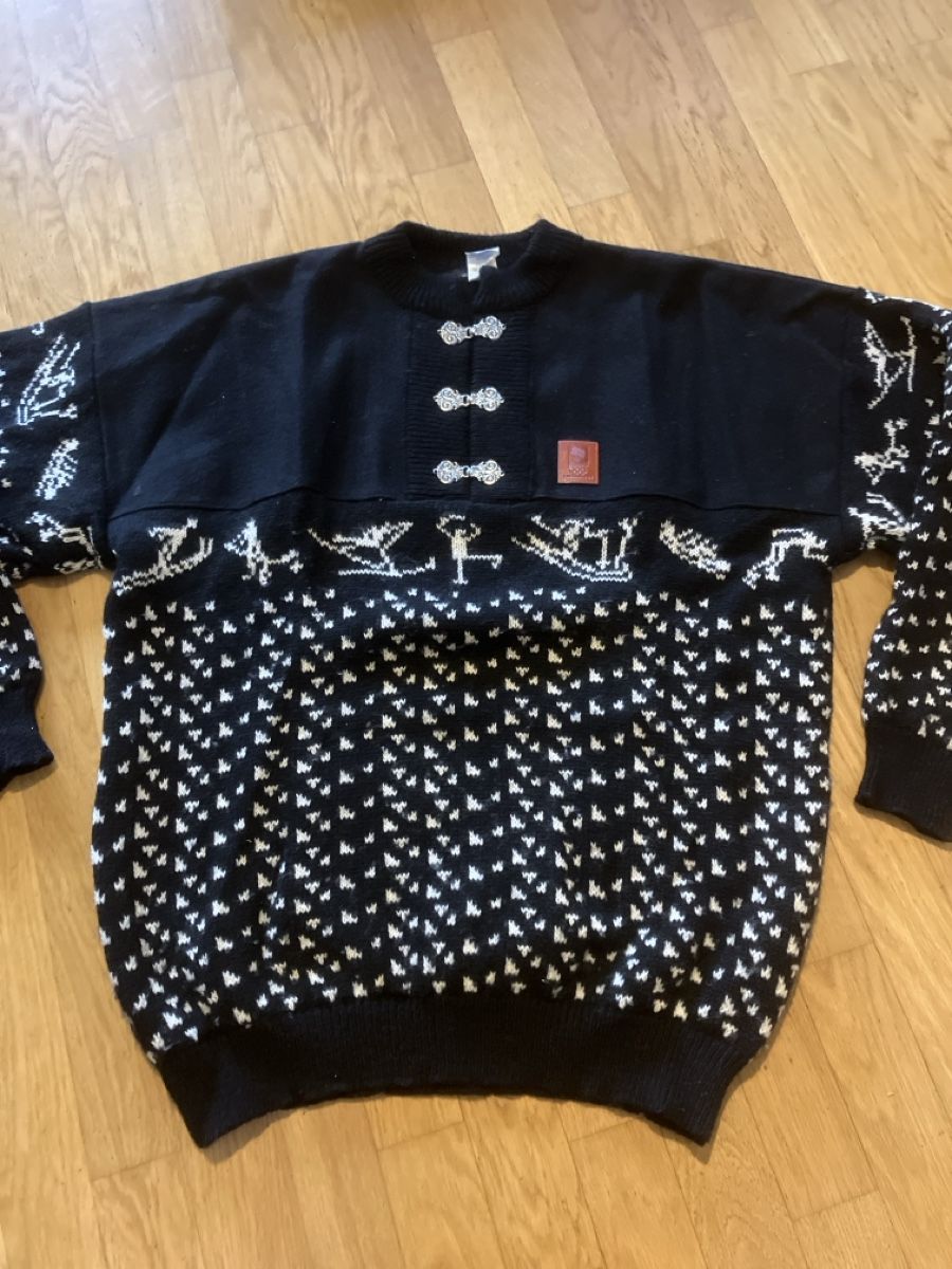 Pullover & Sweatshirts: Original Lillehammer 94 Olympia Strickpullover – Gebraucht aus Steffisburg von muggenstutz31