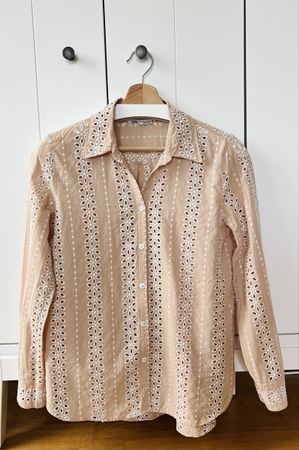 Zara XS, Beige Hemd