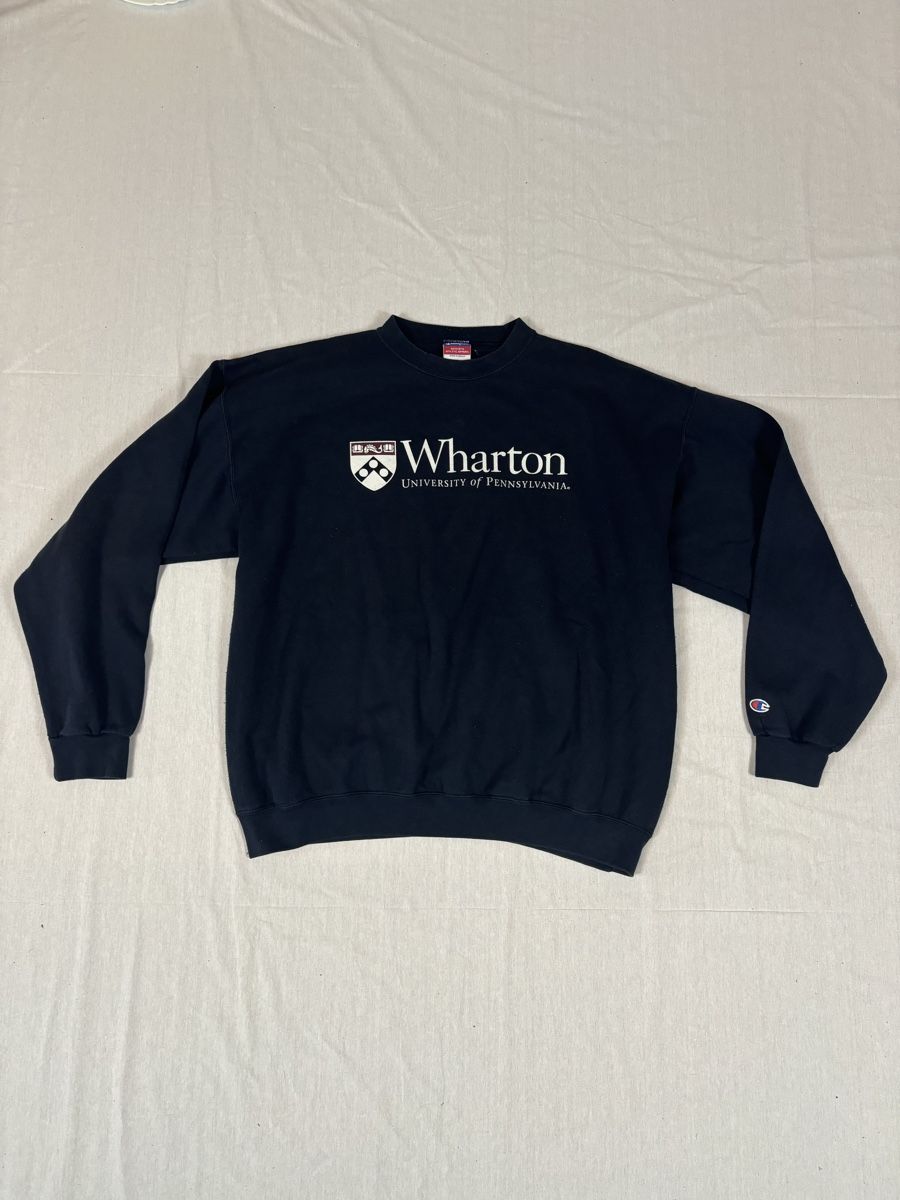 Champion Maglioni & Felpe: Champion Pullover, Wharton University – Nuovo (secondo la descrizione) da Lindau venduto da KT_Vintage