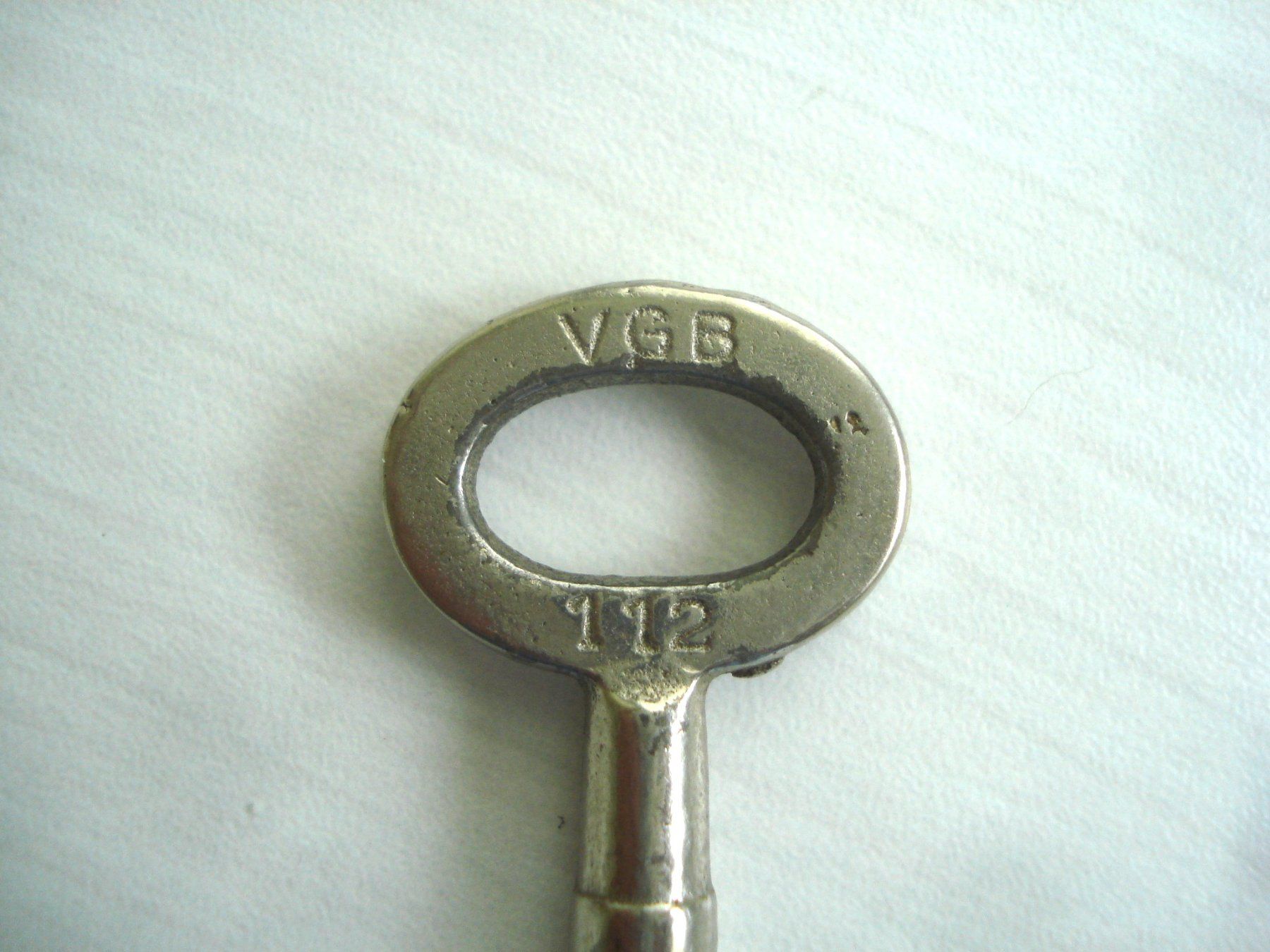 Schlüssel: VGB Bartschlüssel Nr. 112 original – Gebraucht aus Urdorf von Tinplate01 4