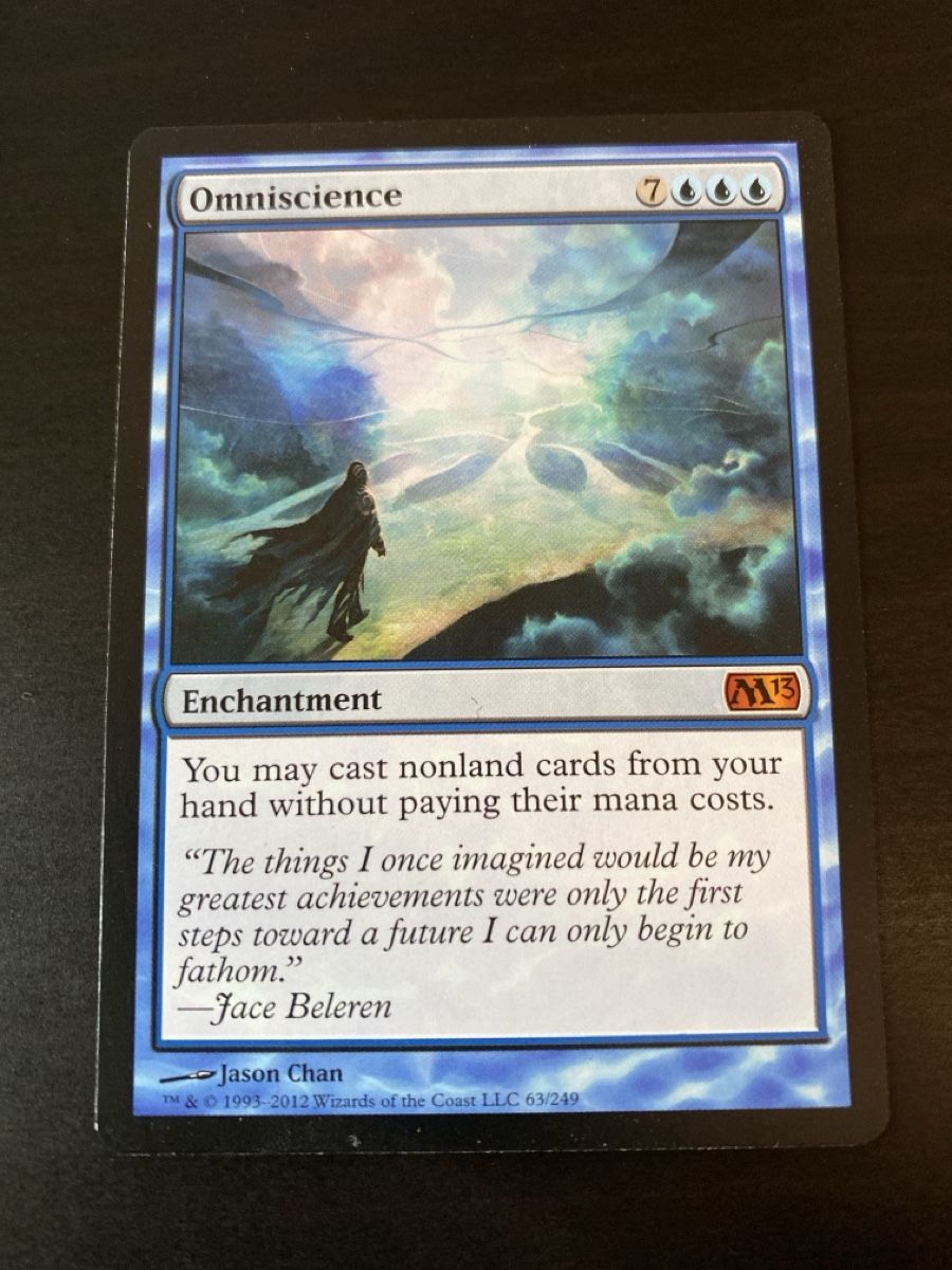 Magic The Gathering Sammelbilder & Trading cards: Omniscience – Gebraucht aus Oberglatt ZH von Finlandia1