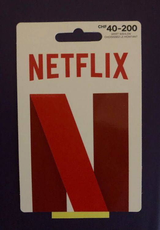 Carte NETFLIX valeur 150 frs Kaufen auf Ricardo