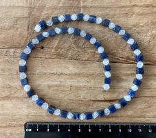 Perles cubes, Sodalite Cristal roche / Sodalith Bergkristall