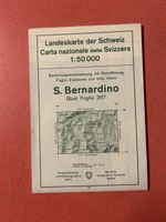 Landeskarte der Schweiz 1:50000 - S. Bernardino alt