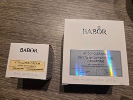 Babor Vitalizing Cream, Cleanser + Booster