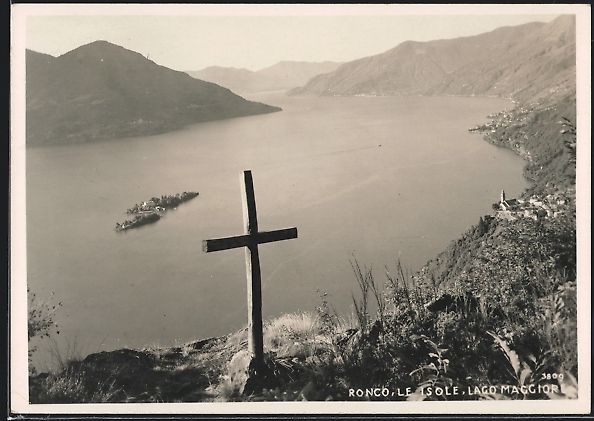 Ansichtskarten: AK Ronco /Lago Maggiore, Le Isole, 1933 – Gebraucht aus Berlin von bartko-reher