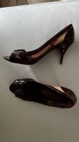 BURBERRY offene Pumps in Bordaux