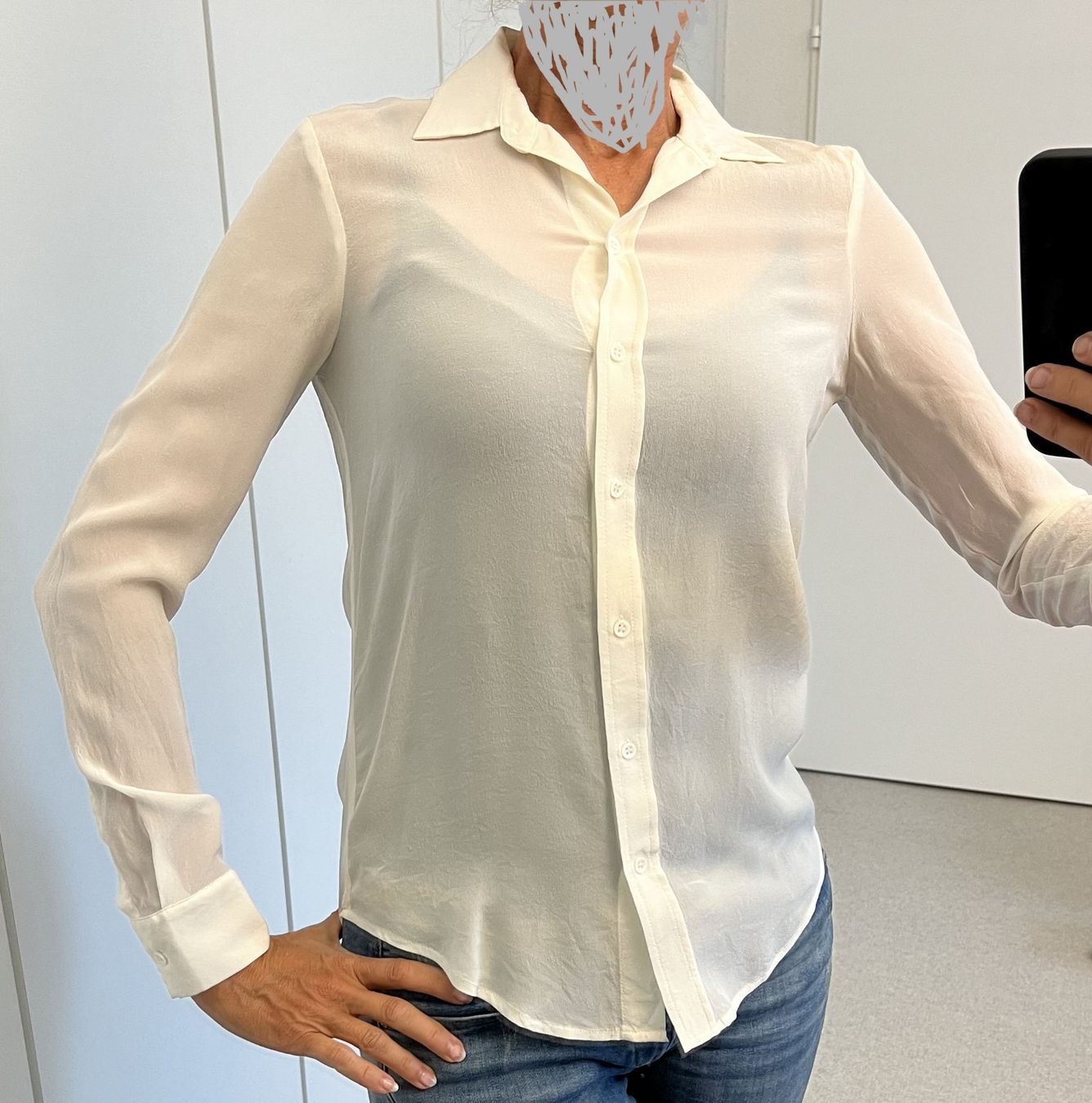 Zara Camicette: Bluse Gr. S, roh weiss – Usato da Affoltern am Albis venduto da Blackrhythm 1