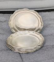 6-teiliges Zinntellerchen Set, Untersetzer