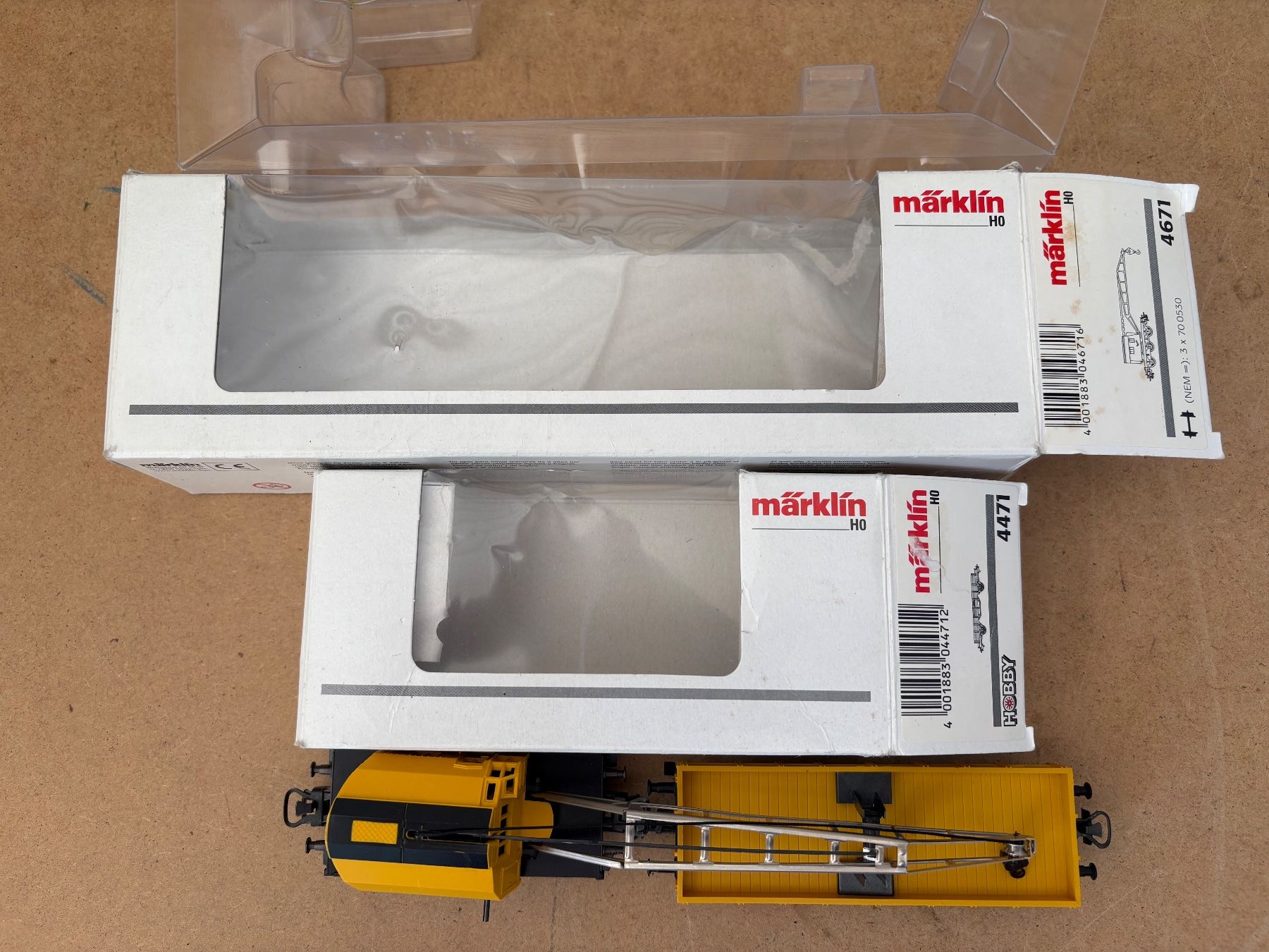 Märklin Modelleisenbahnen: Marklin 4671 + 4471 Kranwagen – Gebraucht aus Hauterive NE von eriamch 1