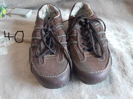 braune Halbschuhe gr. 40