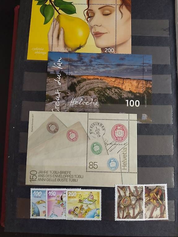 Tutti i francobolli: Jahresserie 2017 Post Briefmarken postfrisch – Usato da Wohlen AG venduto da gnabbr 2