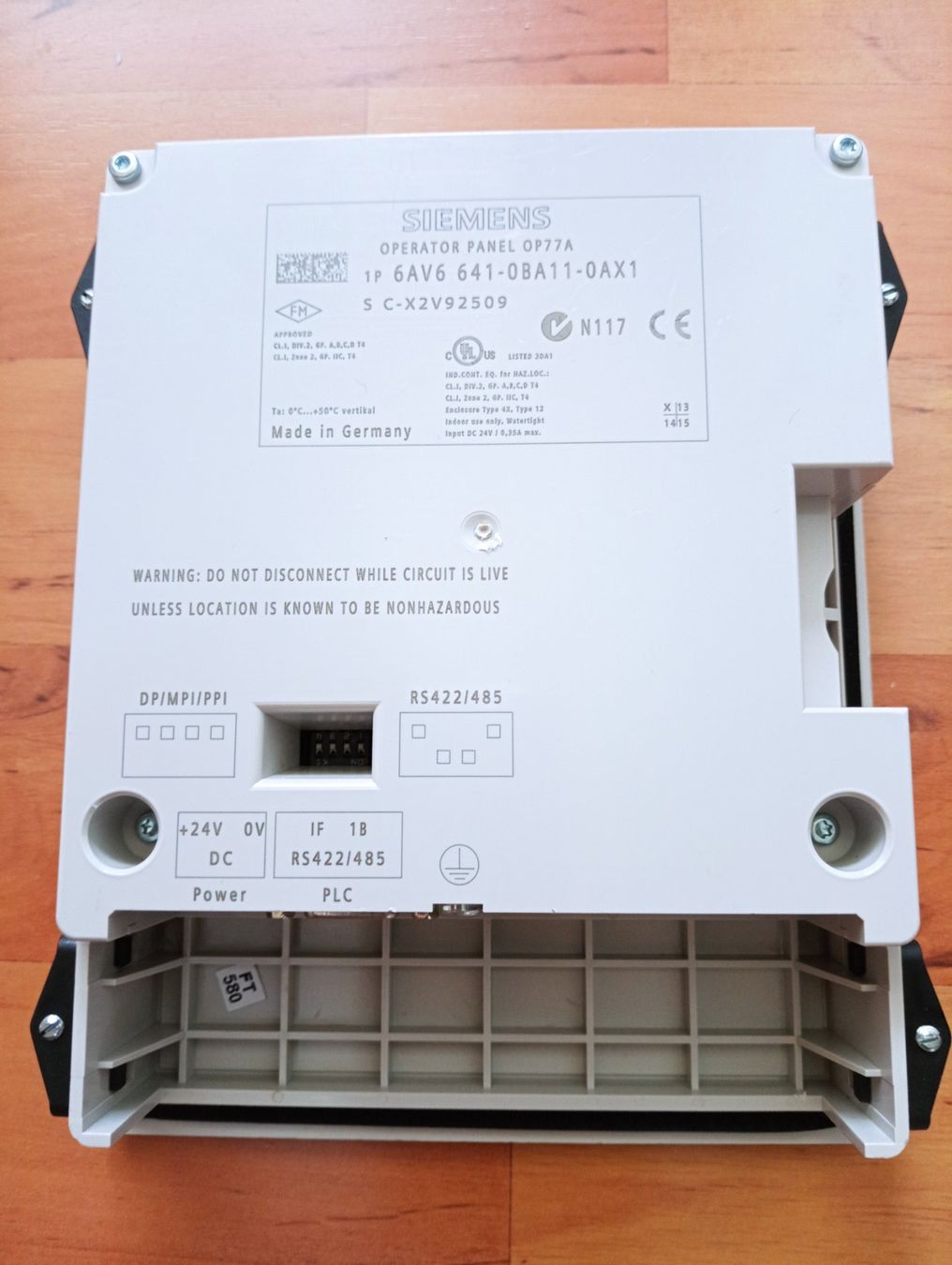 Siemens Elektronikbauteile: Siemens SIMATIC Operator Panel OP 77A / 6AV6641-0BA11-0AX1 – Gebraucht aus Ufhusen von HKSC 1