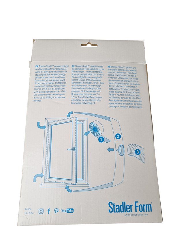 Klimageräte: STADLER FORM Thermo Shield™ Fensterkit – Neu (gemäss Beschreibung) aus Wangen b. Olten von Restwert_Wangen 2