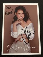 Signiertes Karte Christina Hänni