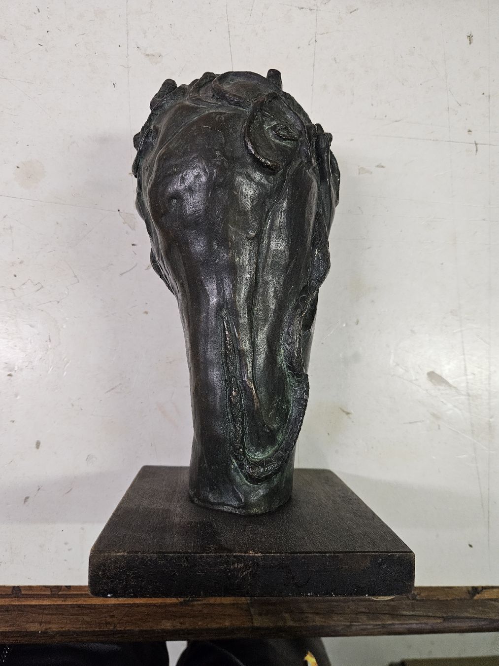 Sculture & Statue: skulptur kopf mit schlangen bronze – Usato da Schwellbrunn venduto da Omega-alpha 4