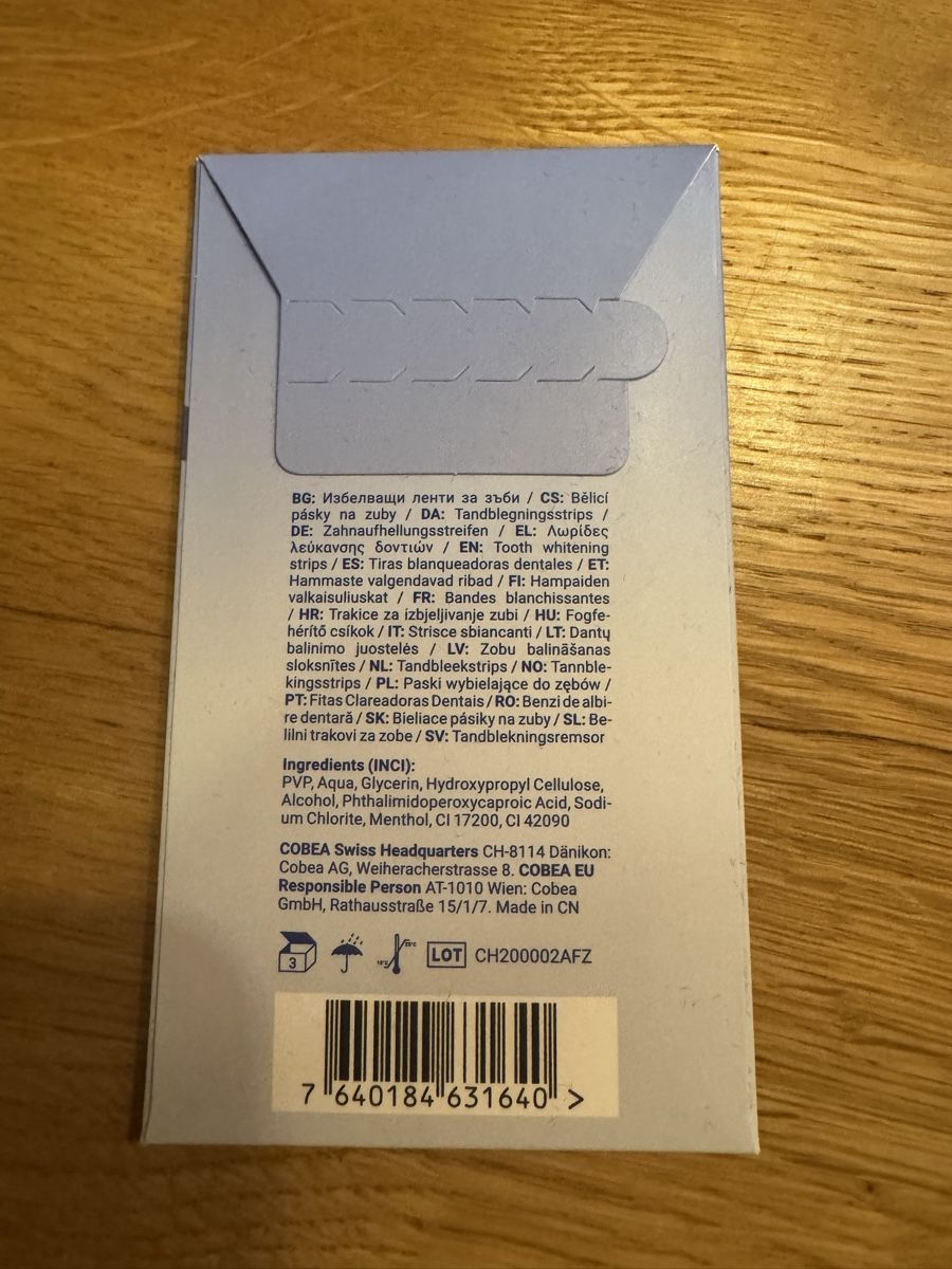 Cura dei denti: Alpine White Zahnaufhellungsstreifen NEU – Nuovo e nell'imballaggio originale da Winkel venduto da Schorley 1