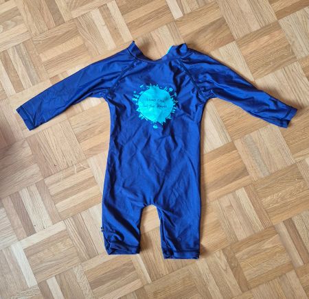 UV-Badeanzug ISBJÖRN Grösse 86/92 blau guter Zustand