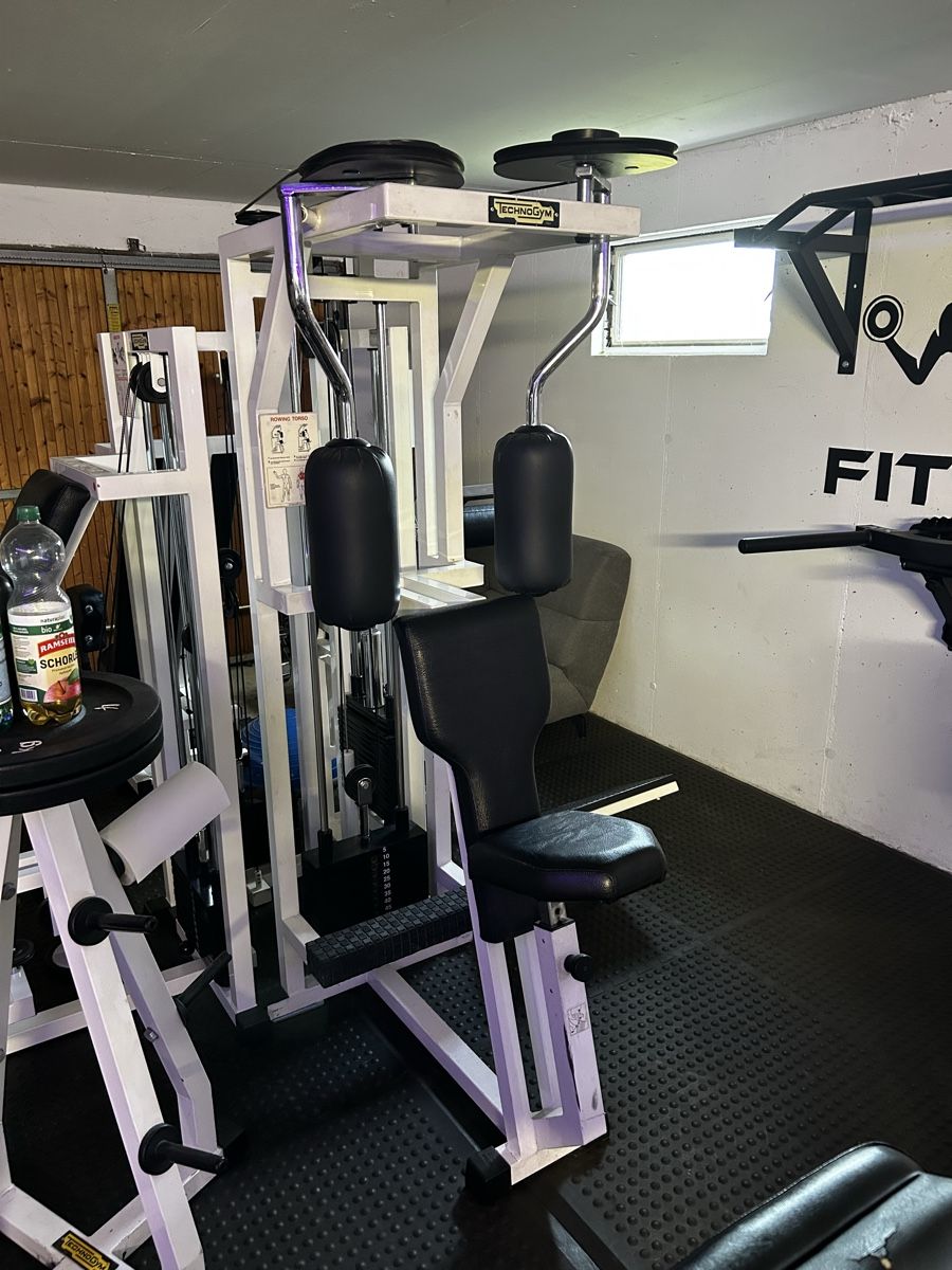 Technogym Hometrainer: Technogym Rowing Torso Kraftstation weiss gebraucht – Usato da Luthern venduto da Kuestenwolff