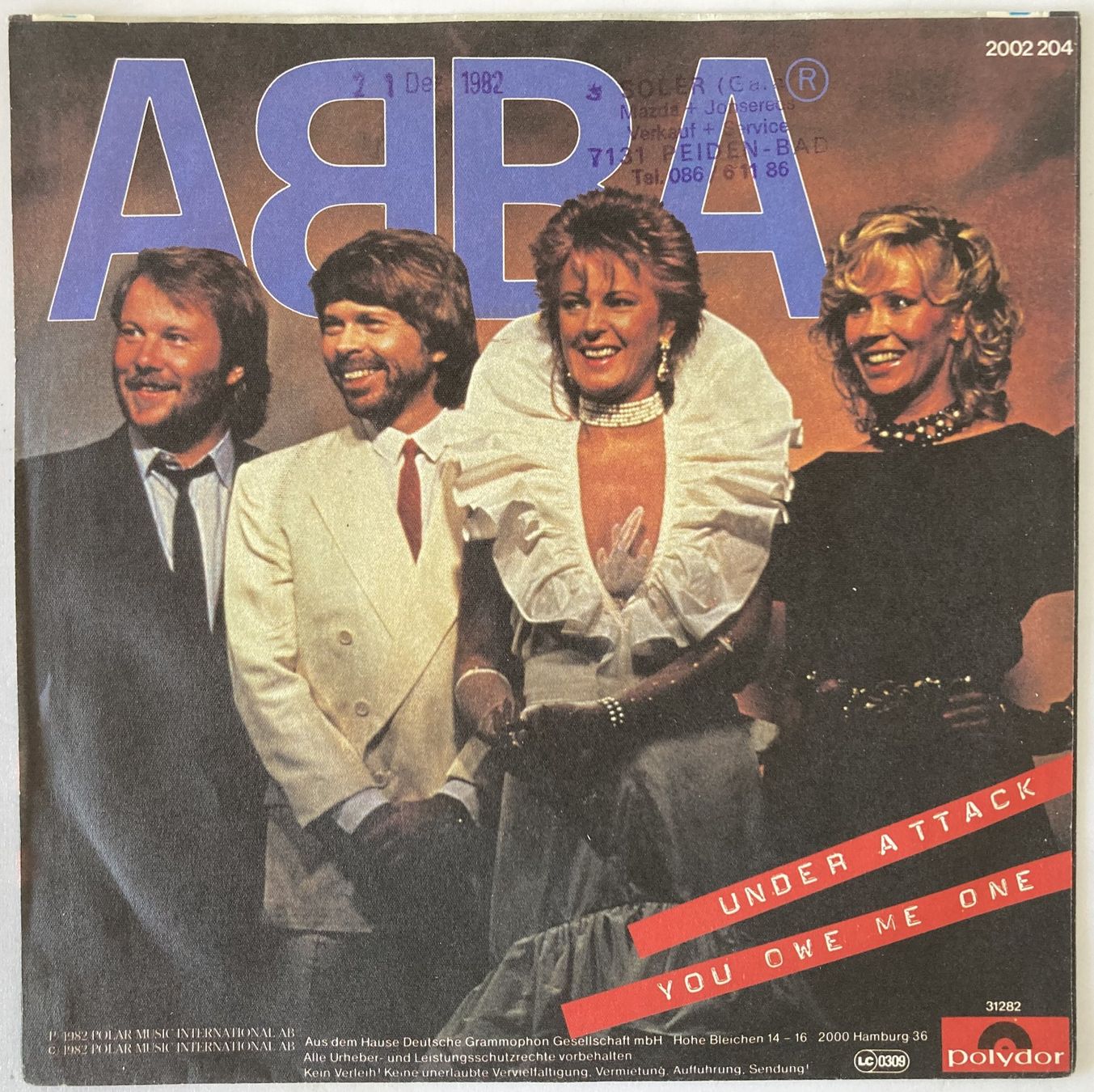 Vinyles: ABBA - UNDER ATTACK – D'occasion à Bottens par hotter-than-hell 1
