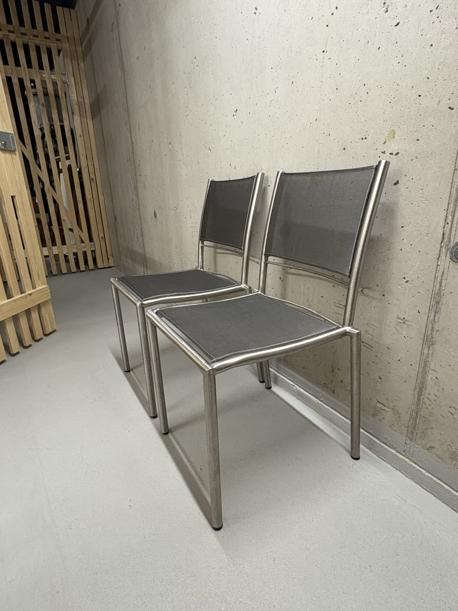 Sedie: 2er Set Garten-Stühle, Metallgestell – Usato da Horgen venduto da nat_sl7k