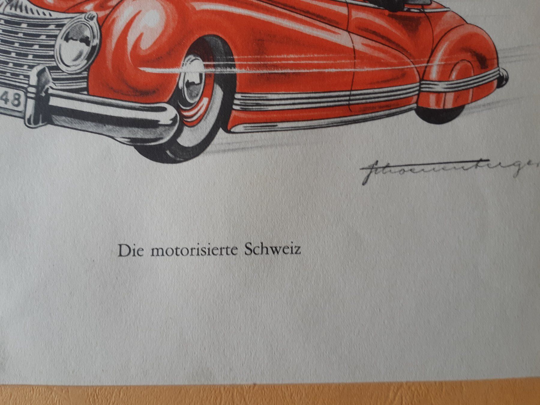 Grafiken & Lithographien: Nr. 14 original Litho Nebelspalter – Gebraucht aus Grindelwald von carro5 3
