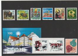 CH Briefmarken Lot Jahresserie gestempelt 2020