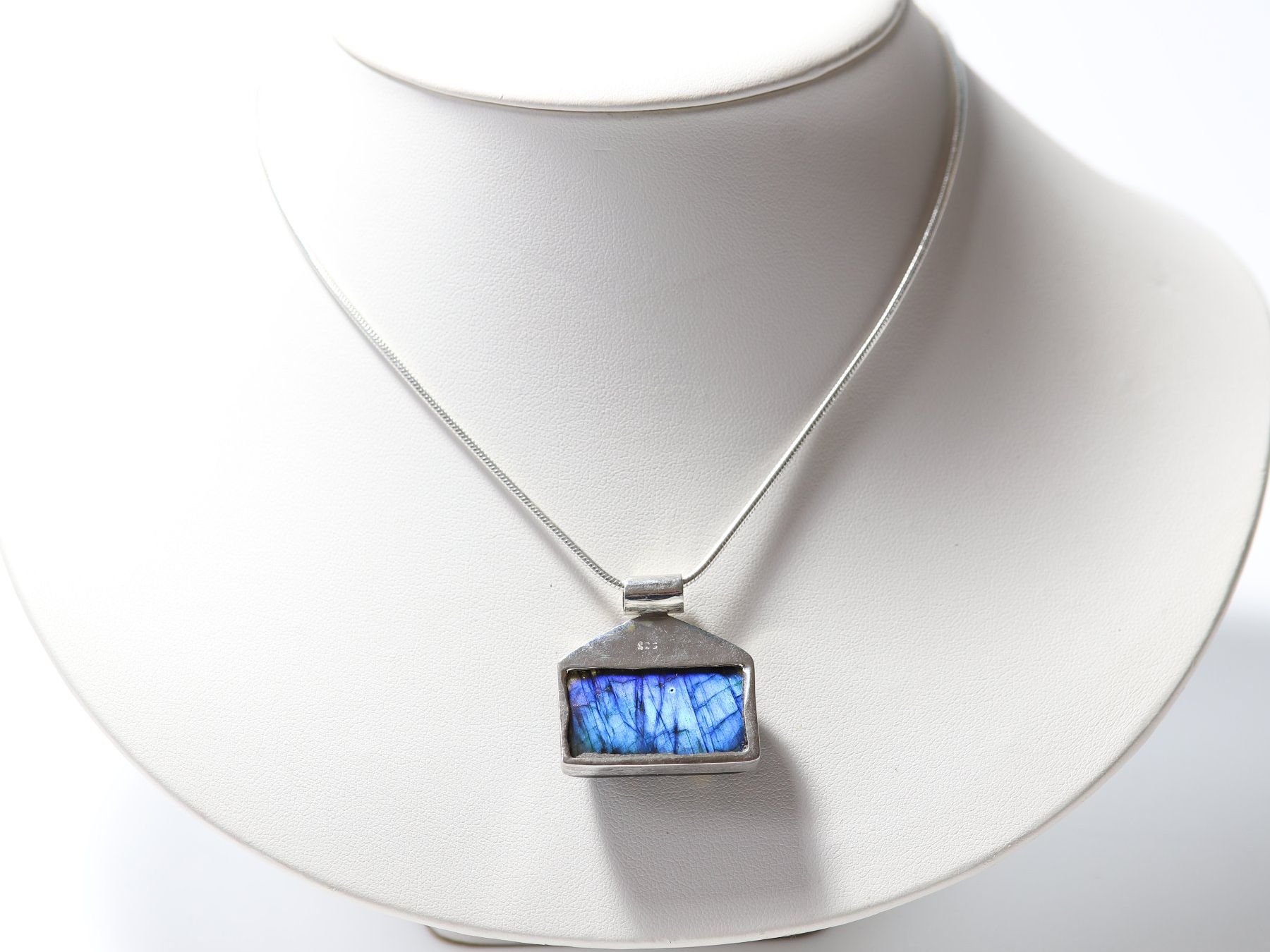 Ciondoli: Pendentif / Anhänger Argent 925 & Labradorit / Labradorite – Nuovo e nell'imballaggio originale da Lausanne venduto da Ory7 1
