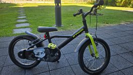 Kinderfahrrad B'Twin 16 Zoll schwarz gebraucht
