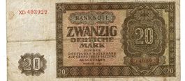 Berlin 20 Deutsche Mark 1948 SS+-SS++