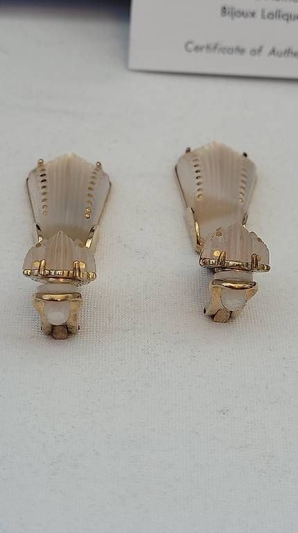 Lalique Orecchini pendenti & Orecchini a lobo: Lalique Ohrclips Kristall – Nuovo e nell'imballaggio originale da Neuhausen venduto da mar_ryh8 2