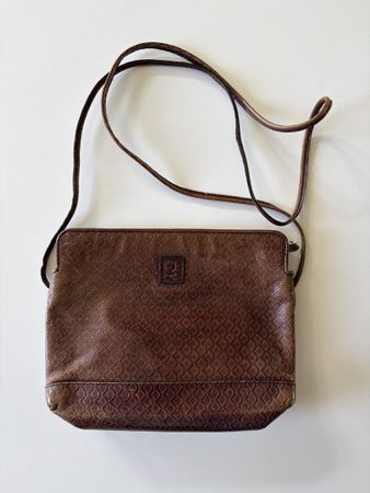 Umhängetasche Fendi braun Leder - Guter Zustand