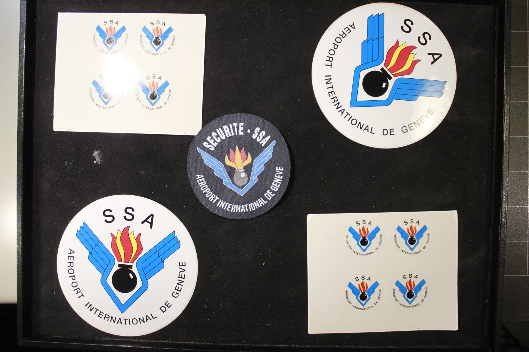 Plaketten & Abzeichen: Badge + autocollant GE SSA – Gebraucht aus La plaine von 762
