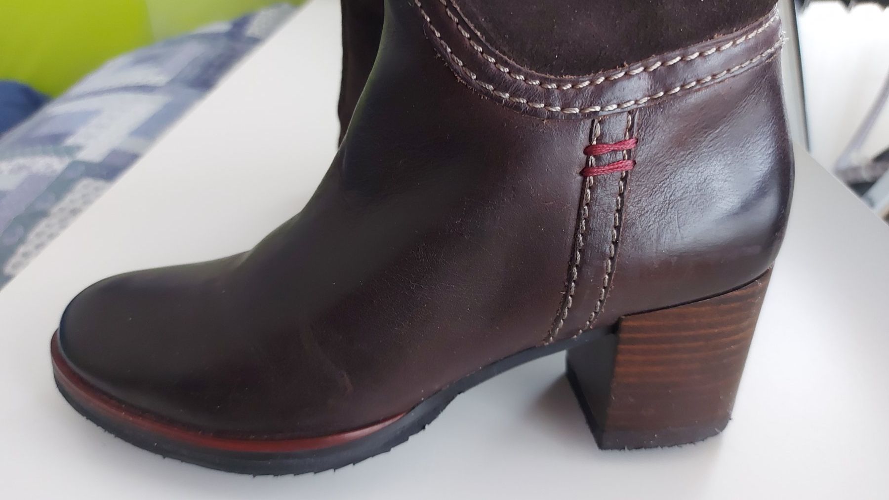 Scarpe da donna: Leder-Stiefel braun, Gr. 36 – Nuovo (secondo la descrizione) da Rotkreuz venduto da eri_t25d 6