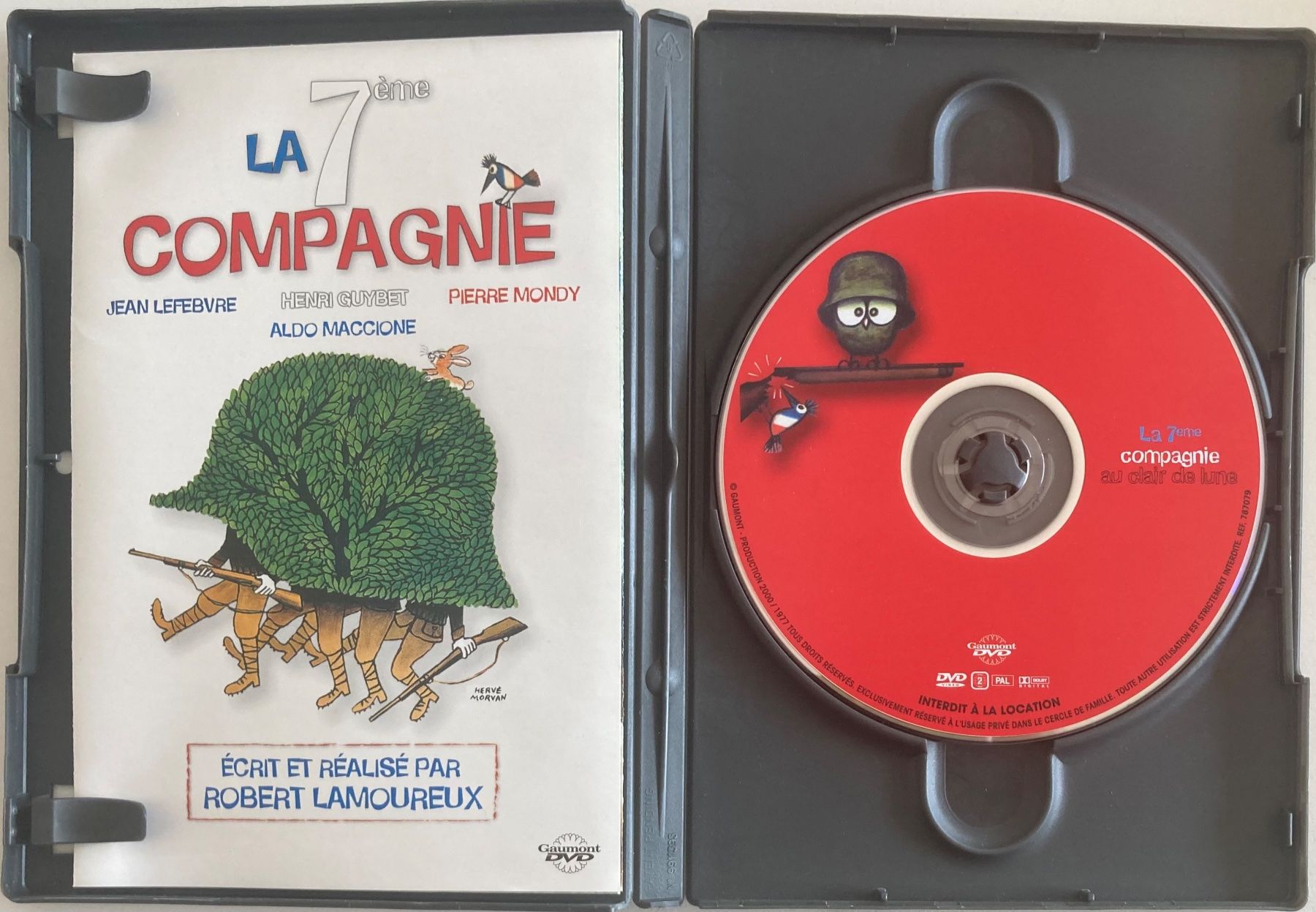 Tous les DVDs: LA 7EME COMPAGNIE AU CLAIR DE LUNE – D'occasion à Poliez-Pittet par Newtown-Records 2