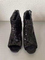 Bottines Tally Weijl Noires à Paillettes, Taille 38✨