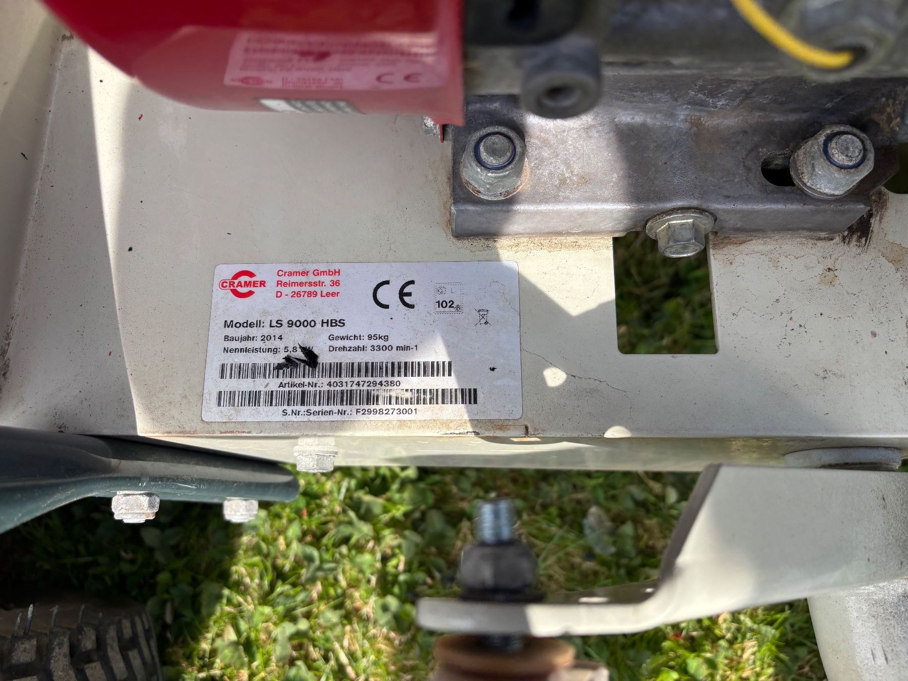 Soffiatori & Aspiratori per foglie: Laubsauger Cramer LS 9000 – Usato da Sursee venduto da pafu02 2